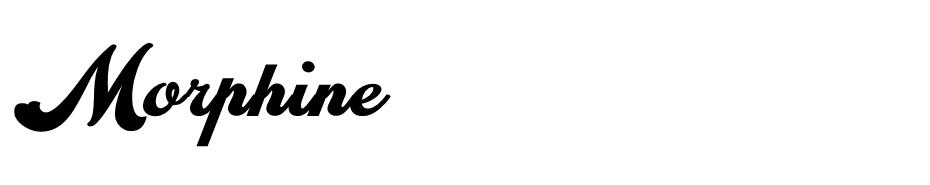 Morphine font